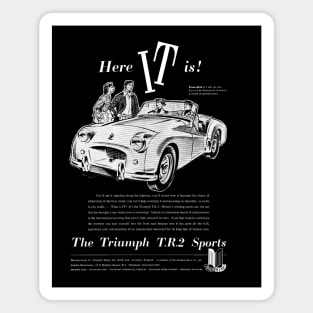 TRIUMPH TR2 - advert Magnet